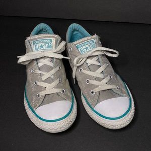 Size 3 Teal & Grey Converse All Stay Chuck Taylor